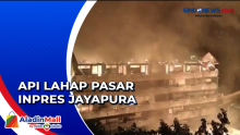 Kebakaran Hebat di Kawasan Pasar Inpres Jayapura, 3 Jam Api Berhasil Dipadamkan