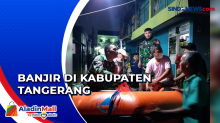 Banjir di Tangerang, Dandim 0510/Tigaraksa Kerahkan Satu Pleton Personelnya untuk Bantu Warga