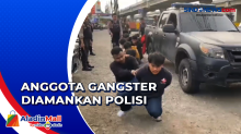Polisi Ringkus Anggota Gangster, Sejumlah Senjata Tajam Turut Diamankan