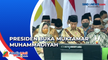 Tekan Tombol di Layar Monitor, Presiden Resmi Buka Muktamar ke-48 Muhammadiyah dan Aisyiyah