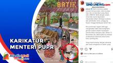 Jokowi Unggah Karikatur Soal Batik, Ada Menteri PUPR Basuki Jadi Fotografer