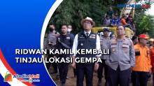 Didampingi Menko PMK, Ridwan Kamil Kembali Tinjau Lokasi Gempa di Cianjur