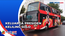 Keluarga Presiden Jokowi Keliling Solo Naik Bus Tingkat Jelang Pernikahan Kaesang-Erina