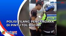 Viral! Polisi Tilang Pengendara di Pintu Tol Sukabumi, Kapolri Sudah  Keluarkan Larangan