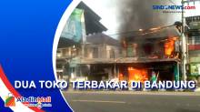 Dua Toko di Bandung Barat Hangus Terbakar