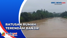 Tanggul Sungai Padang Jebol, Ratusan Rumah Terendam Banjir