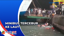Minibus Tercebur ke Laut di Pelabuhan Merak, Pasutri jadi Korban