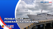 Cuaca Ekstrem Keberangkatan Kapal dari Pelabuhan Sampit Dibatalkan