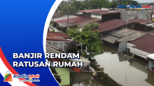 Curah Hujan Tinggi, Banjir Rendam Ratusan Rumah di Makassar