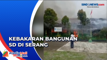 Korsleting Listrik, Bangunan SD di Serang Hangus Terbakar