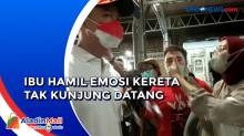 Emosi! Ibu Hamil  Curhat ke Ganjar Pranowo Soal Jadwal KA di Stasiun Semarang Tawang
