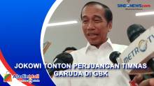 Tonton Timnas Garuda di GBK, Jokowi Sebut Pemain Sudah Bekerja Keras