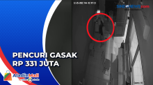 Terekam CCTV, Begini Aksi Pencuri Bobol Brankas SMK di Kediri