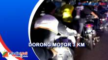 Puluhan Pengendara Dorong Motor 3 Km setelah Terjaring Razia Knalpot Bising di Purwokerto