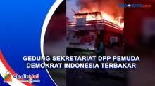 Hubungan Pendek Arus Listrik, Gedung Sekretariat Pemuda Demokrat Indonesia Terbakar