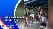 Penampakan Gym dengan Kearifan Lokal di Nusa Penida, Terbuat dari Semen!