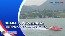 Juara Bertahan F1 Powerboat Terpukau Indahnya Danau Toba
