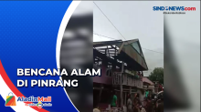 Puluhan Rumah Warga Rusak Diterjang Angin Puting Beliung di Pinrang