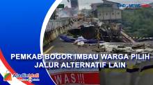 Bangun Jembatan Darurat, Pemkab Bogor Imbau Warga Pilih Jalur Alternatif