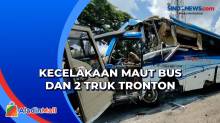 Kecelakaan Maut Libatkan Bus dan 2 Truk Tronton di Rembang, 4 Orang Tewas