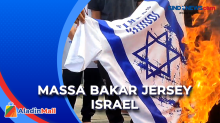 Tolak Kehadiran Timnas Israel U-20, Massa di Surabaya Bakar Jersey