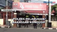 Situasi di Polres Pelabuhan Makassar Kondusif, Mobil Tahanan yang Dirusak OTK Telah Diamankan