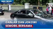 Ganjar Kedapatan Semobil Bareng dengan Jokowi Usai Ditunjuk sebagai Capres