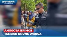 Anggota Brimob Tembak Jatuh Drone Tak Berizin saat Acara Grebeg Syawal di Yogyakarta