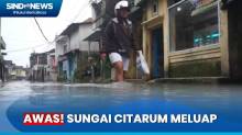 Sungai Citarum Meluap, 4 Kecamatan di Kabupaten Bandung Barat Banjir
