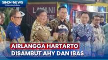 Tiba di Kediaman SBY, Airlangga Hartarto Disambut AHY dan Ibas