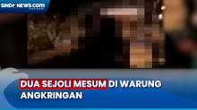 Viral, Video Dua Sejoli Mesum di Angkringan Kota Mojokerto