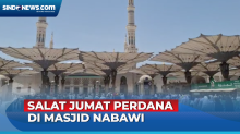 Jemaah Haji Indonesia Salat Jumat Perdana di Masjid Nabawi