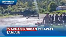 Evakuasi Korban Pesawat SAM Air, 2 Tim Brimob Polres Jayawijaya Diterjunkan
