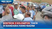Driver Taksi Online Vs Pangkalan Bentrok di Bandara Hang Nadim Batam