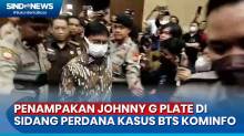 Hadiri Sidang Perdana Korupsi BTS Kominfo, Begini Penampakan Johnny G Plate