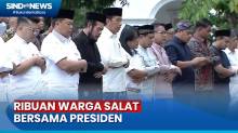 Bersama Ribuan Warga, Presiden Jokowi Salat Iduladha di Gedung Agung Yogyakarta