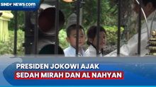 Presiden Jokowi Ajak Sedah Mirah dan Al Nahyan Sapa Warga Yogya