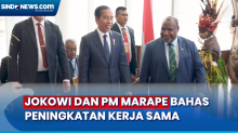 Bertemu PM Marape, Jokowi Bahas Peningkatan Kerja Sama Pembangunan Indonesia-PNG