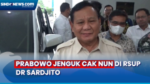 Prabowo Jenguk Cak Nun di RSUP dr Sardjito, Doakan Cepat Pulih