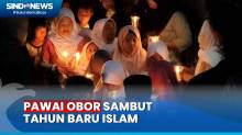 Ratusan Anak Gelar Pawai Obor di Bandung, Sambut Tahun Baru Islam