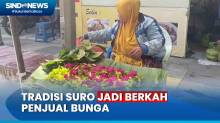 Tradisi Suro, Penjual Bunga di Bojonegoro Raup Keuntungan