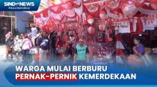 Penjual Pernak-pernik Kemerdekaan Menjamur di Jakarta Jelang 17 Agustus