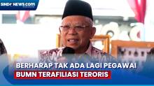 Respon Wapres Maruf tentang Pegawai PT KAI Terlibat Terorisme
