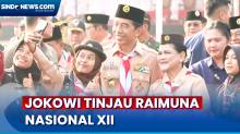 Hadiri Raimuna Nasional XII, Peserta Berebut Selfie dengan Jokowi