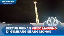 Senangnya Masyarakat Jakarta Menyaksikan Video Mapping di Gemilang Silang Monas