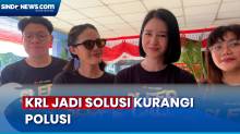 Naik KRL jadi Solusi Kurangi Polusi Kendaraan Bermotor di Ibukota, Ungkap Laura Basuki dan Della Dartyan