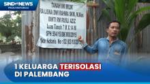 Heboh! Akses Jalan Ditutup Seng, 1 Keluarga Terisolasi di Palembang