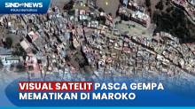 Kerusakan Pasca Gempa di Maroko Terekam dalam Video Satelit