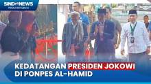 Kedatangan Presiden Jokowi di Ponpes Al-Hamid Disambut Gema Selawat Badar