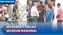 Tinjauan Megawati ke Museum Nasional Usai Kebakaran